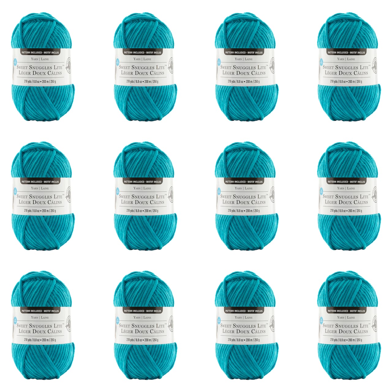 12 Pack: Sweet Snuggles™ Lite Yarn by Loops & Threads®